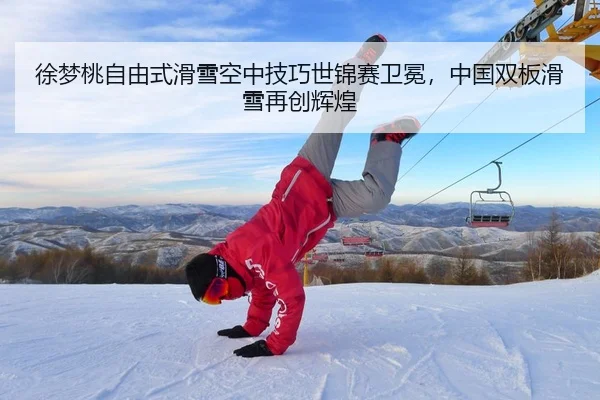 徐梦桃自由式滑雪空中技巧世锦赛卫冕，中国双板滑雪再创辉煌